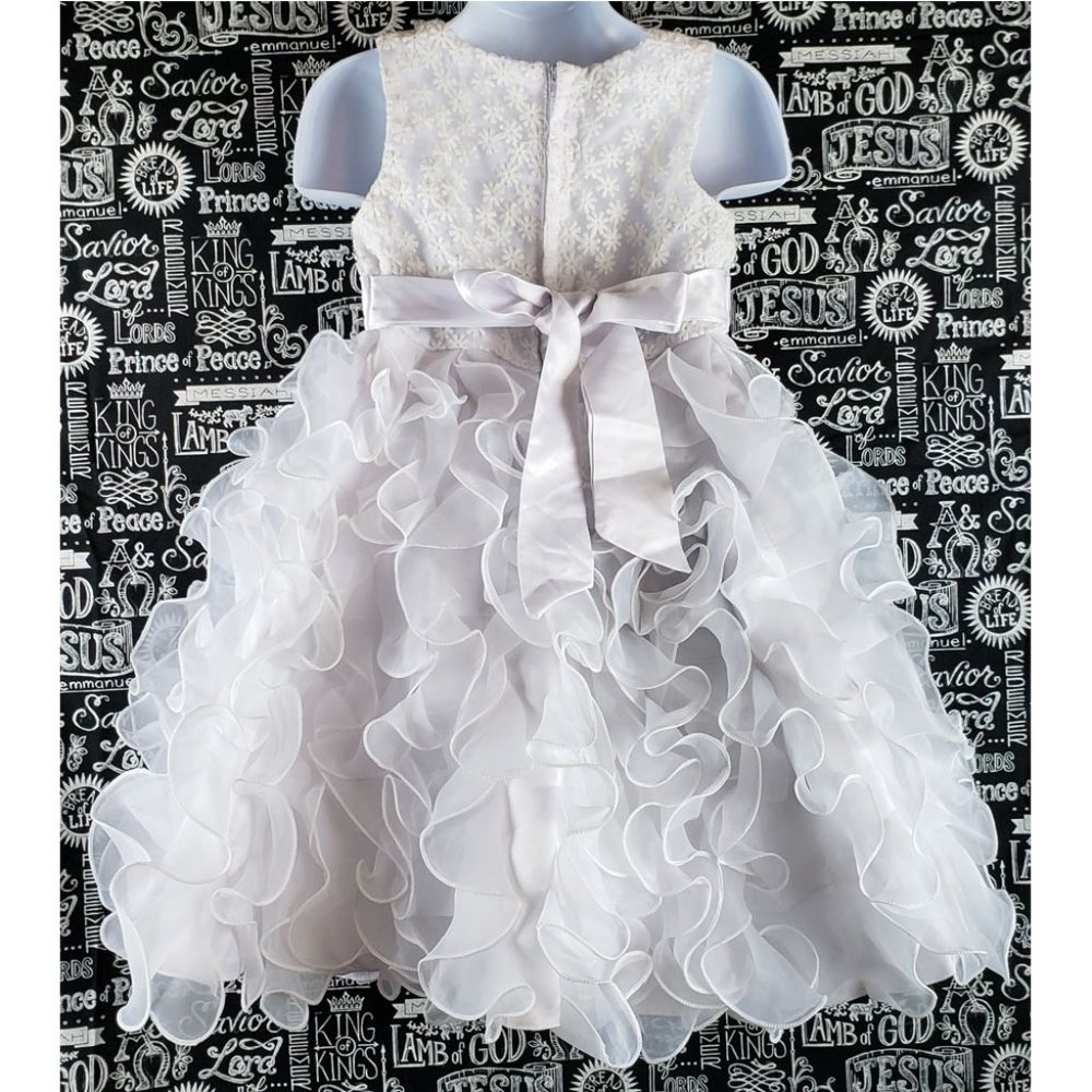 iefiel Ruffle Dress sz 4 - Picture 6 of 7